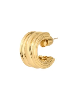Online St. John Christina Caruso Baby Triple Hoop Earring Gold