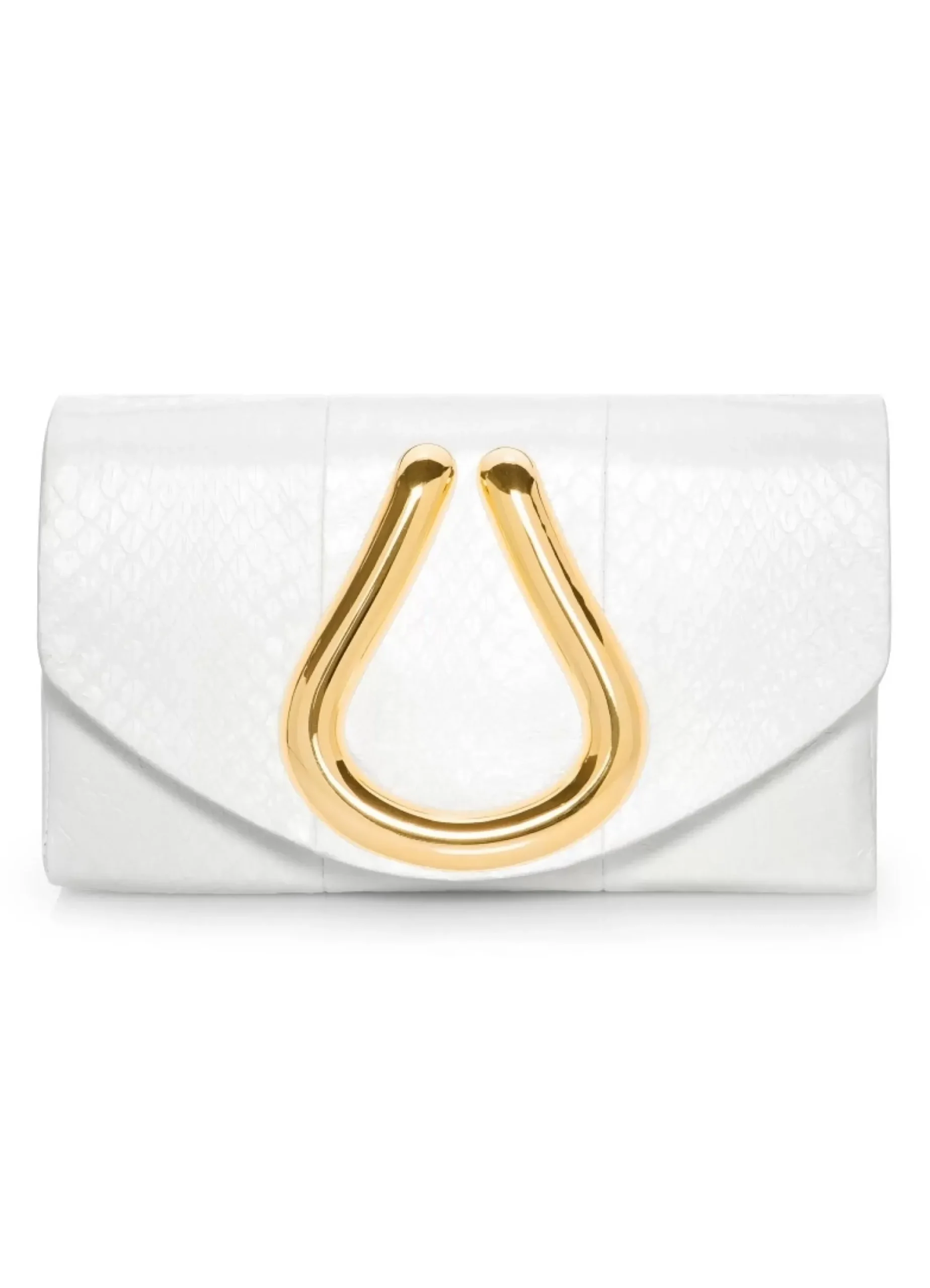 Online St. John Elaphe Water Snake Micro Handbag White