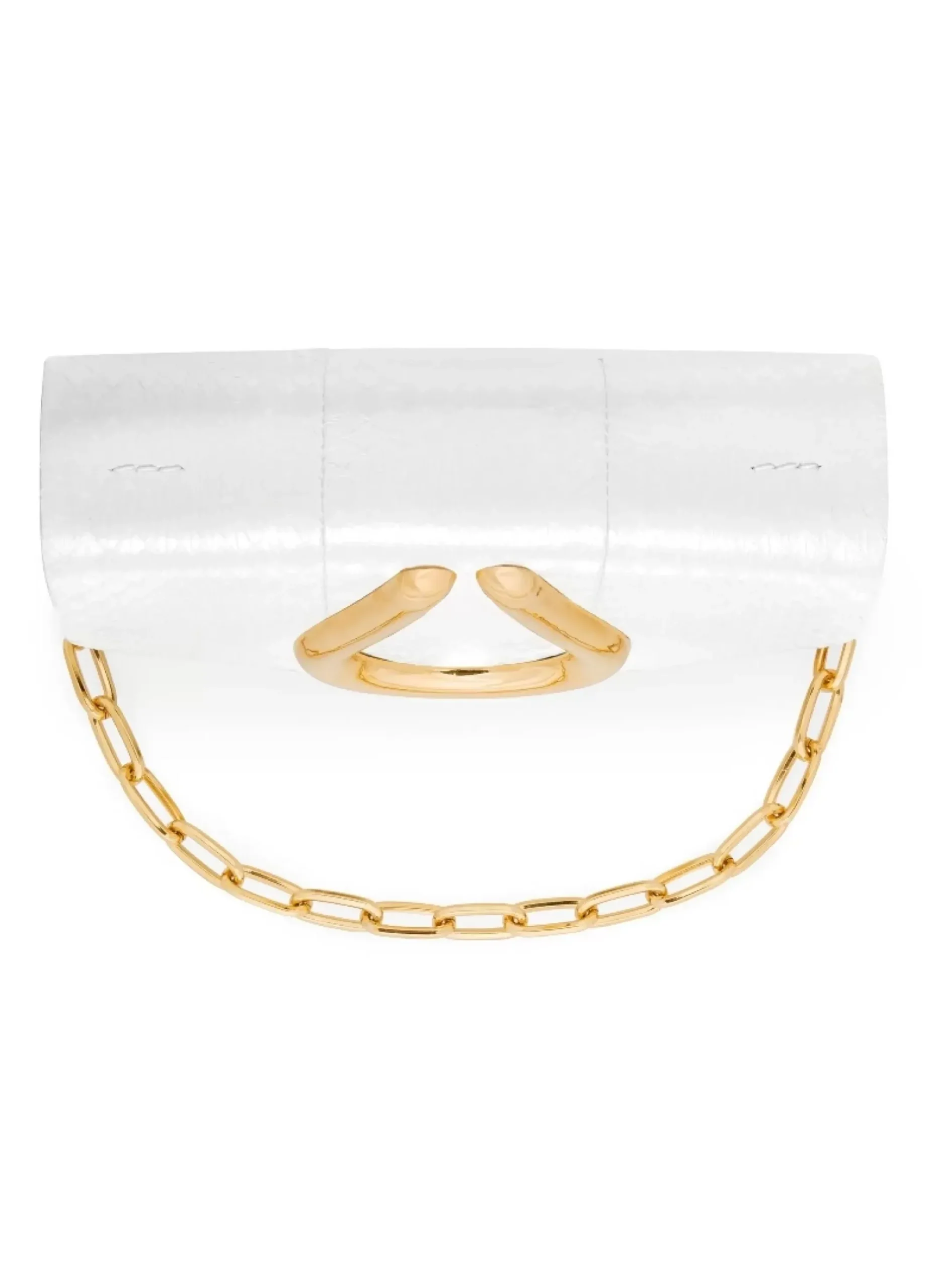 Online St. John Elaphe Water Snake Micro Handbag White