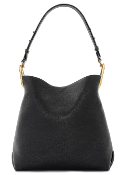 Online St. John Leather Hobo Bag Black