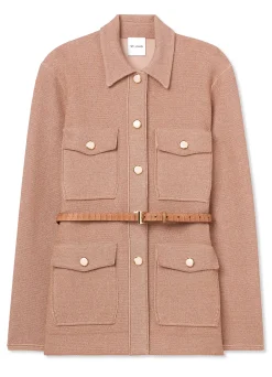 Sale St. John Lurex Knit Jacket Blossom/Lurex Multi