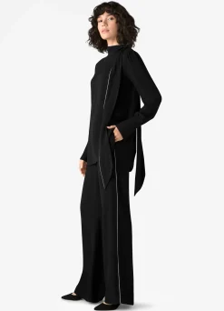 Hot St. John Marilyn Pant Black/Ecru