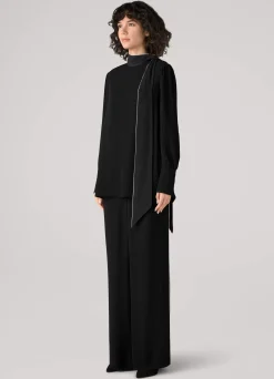 Hot St. John Marilyn Pant Black/Ecru