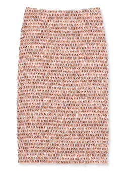 Outlet St. John Multi Tweed Skirt Blossom/Dark Claret Multi