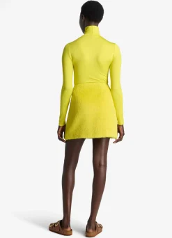 Sale St. John Nuda Turtleneck Top Dark Teal