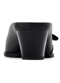 Online St. John Pleated Leather Mule Black