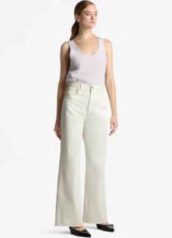 St. John Silk Crepe De Chine Shell Spruce