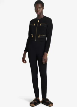 St. John SJ Signature Trompe L Oeil Legging Black