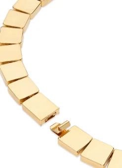 New St. John Solid Geo Necklace Gold