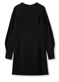 Sale St. John Stretch Cady Dress Black