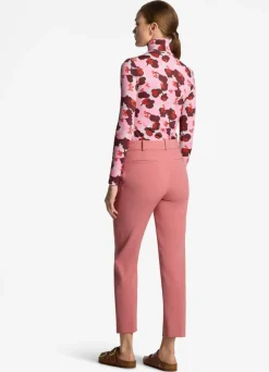 New St. John Stretch Italian Knit Cady Pant Rouge