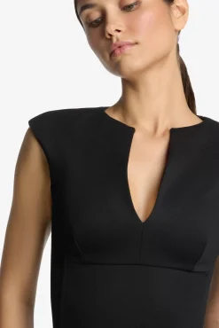 Best St. John Stretch Jersey Dress Black