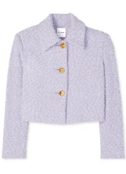 Outlet St. John Textured Eyelash Knit Jacket LLIM