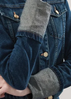 Clearance St. John The Melrose Jean Jacket Dark Indigo