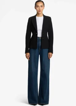 Outlet St. John The Studio Tweed Jacket Black