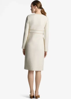 Online St. John Woven Patch Pocket Jacket Ecru