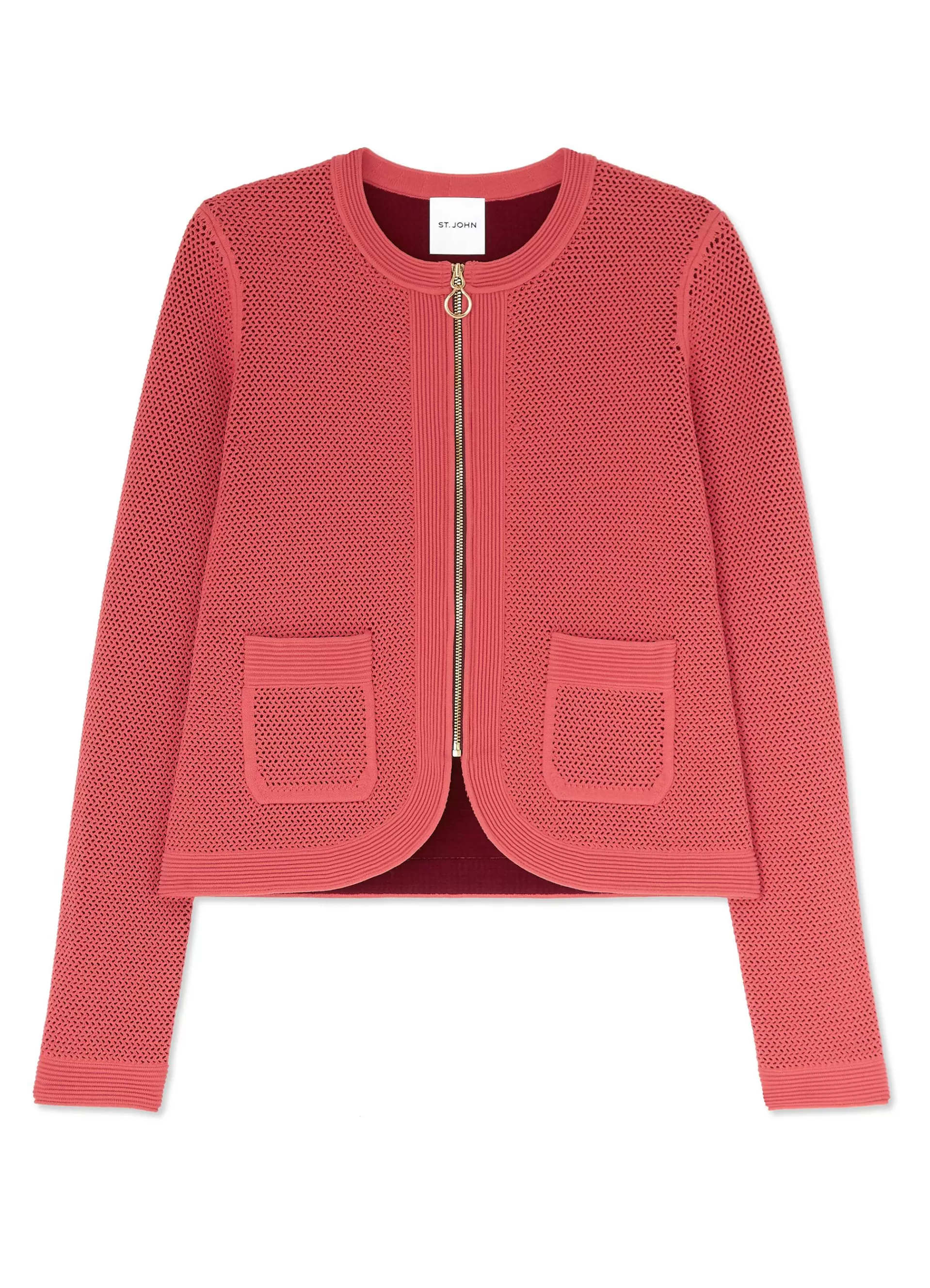 St. John Bi-Tonal Stretch Knit Jacket | COORDINATING SETS | LIGHT JACKETS