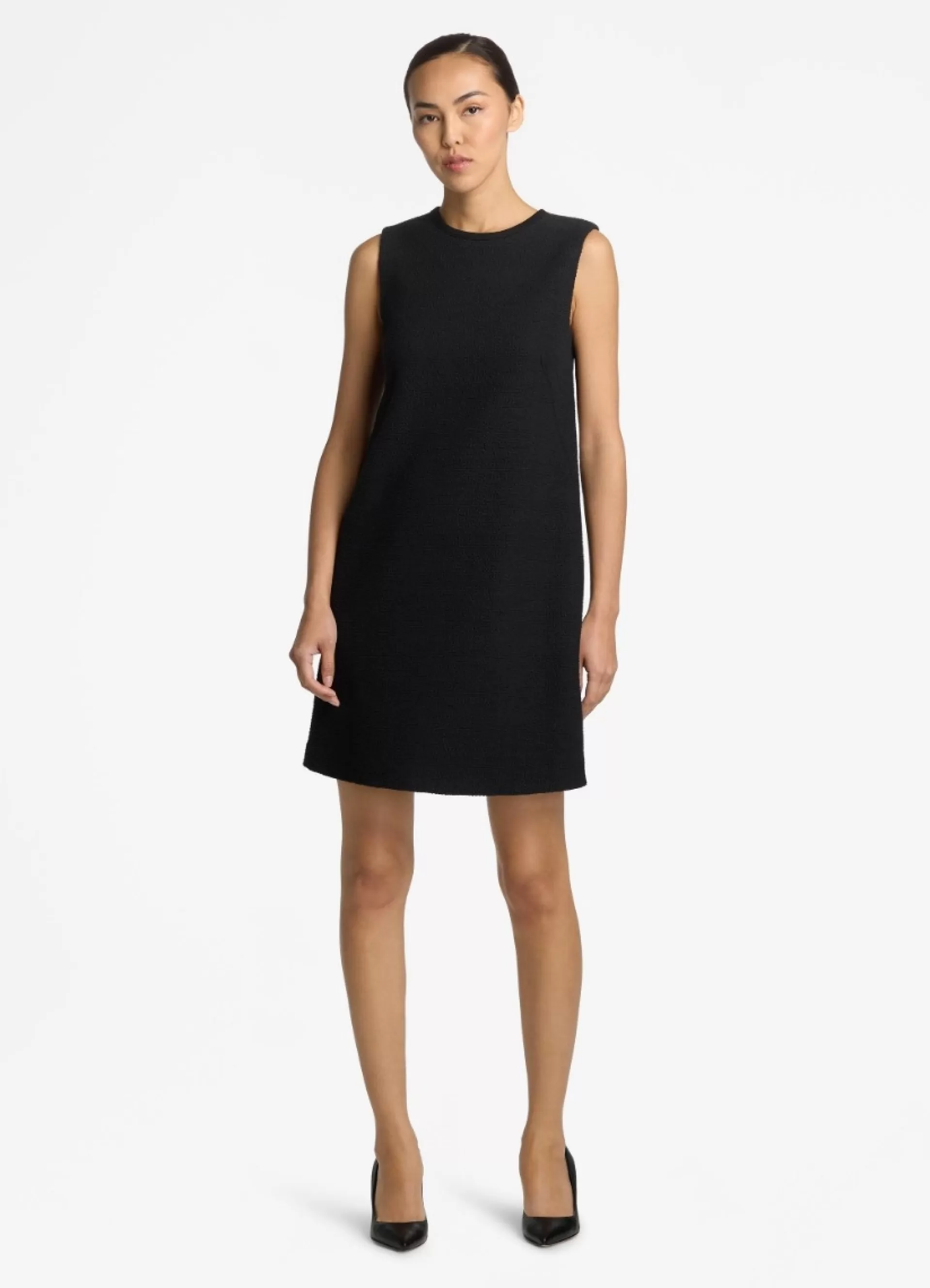 St. John Bonded Tweed Shift Dress | DRESSES | DRESSES