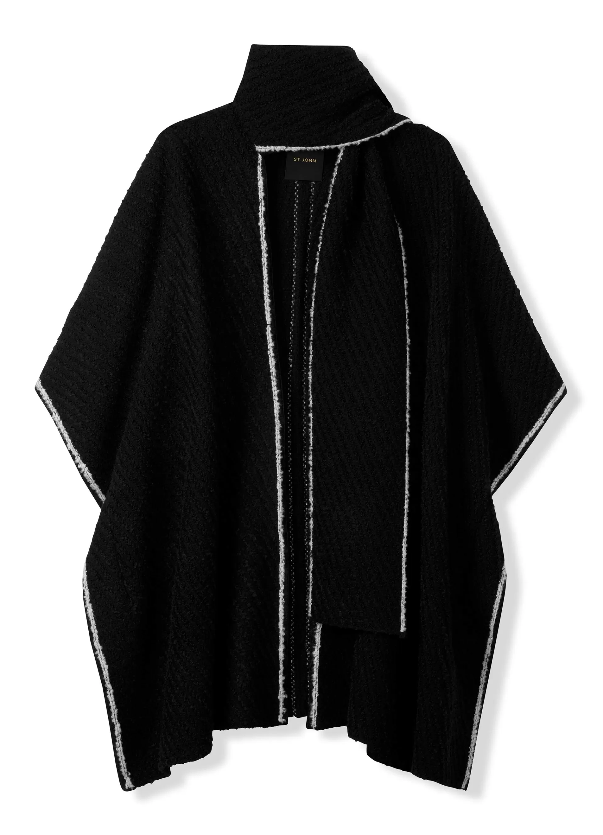 St. John Boucle Twill Wrap | CAPES & WRAPS | ACCESSORIES