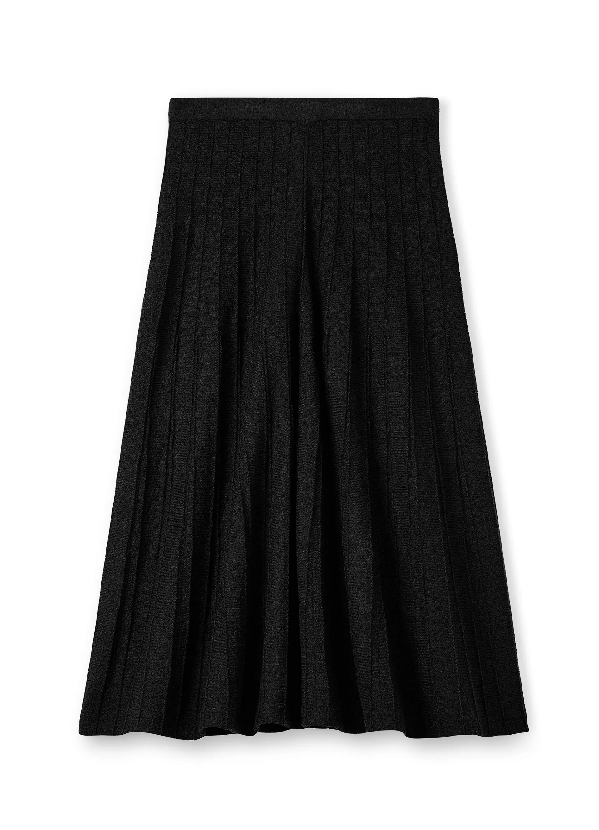 St. John Bouclette Pleat Knit Skirt | SKIRTS | TRANSITIONAL CLOTHING