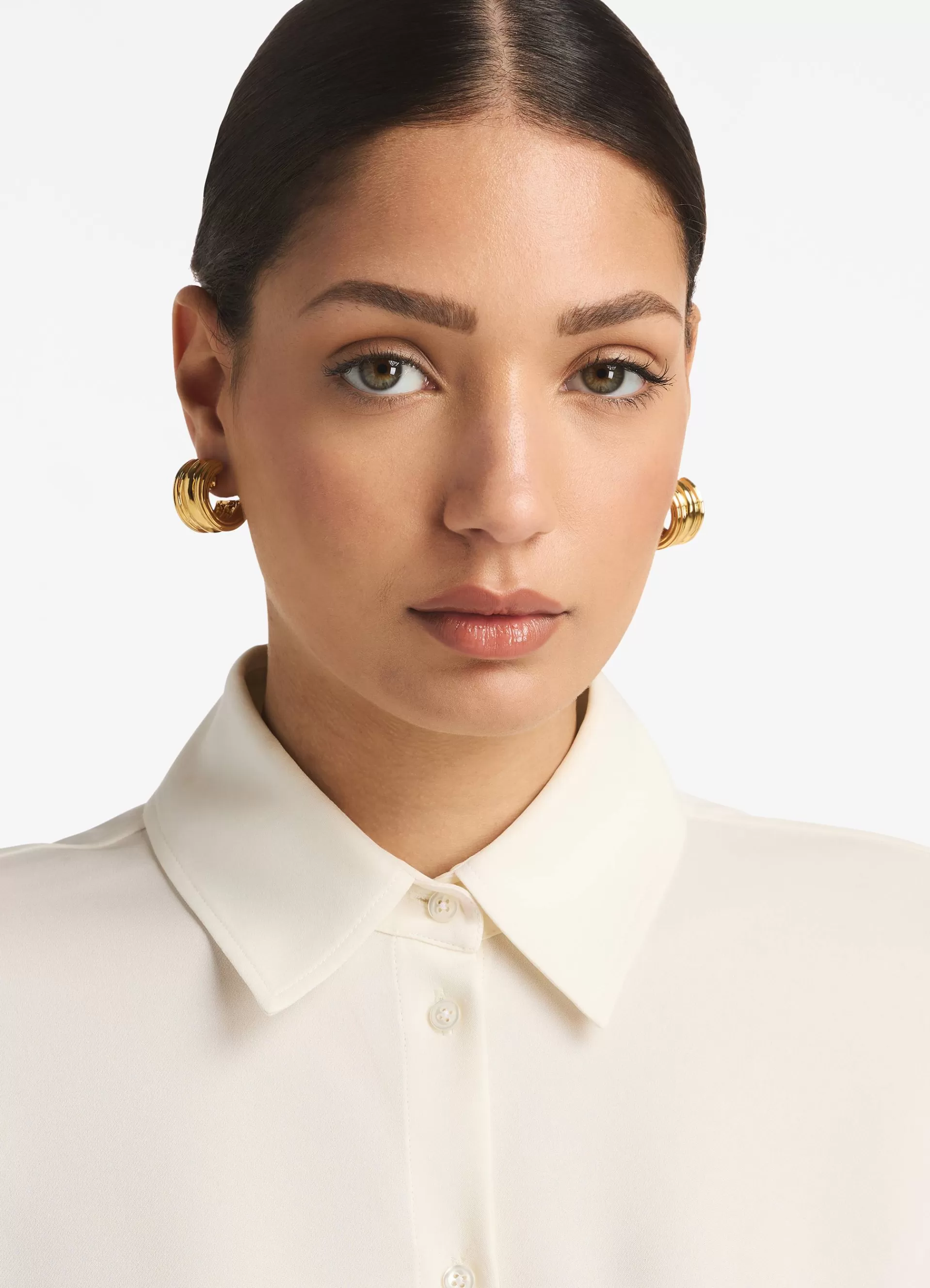 St. John Christina Caruso Baby Triple Hoop Earring | CHRISTINA CARUSO JEWELRY