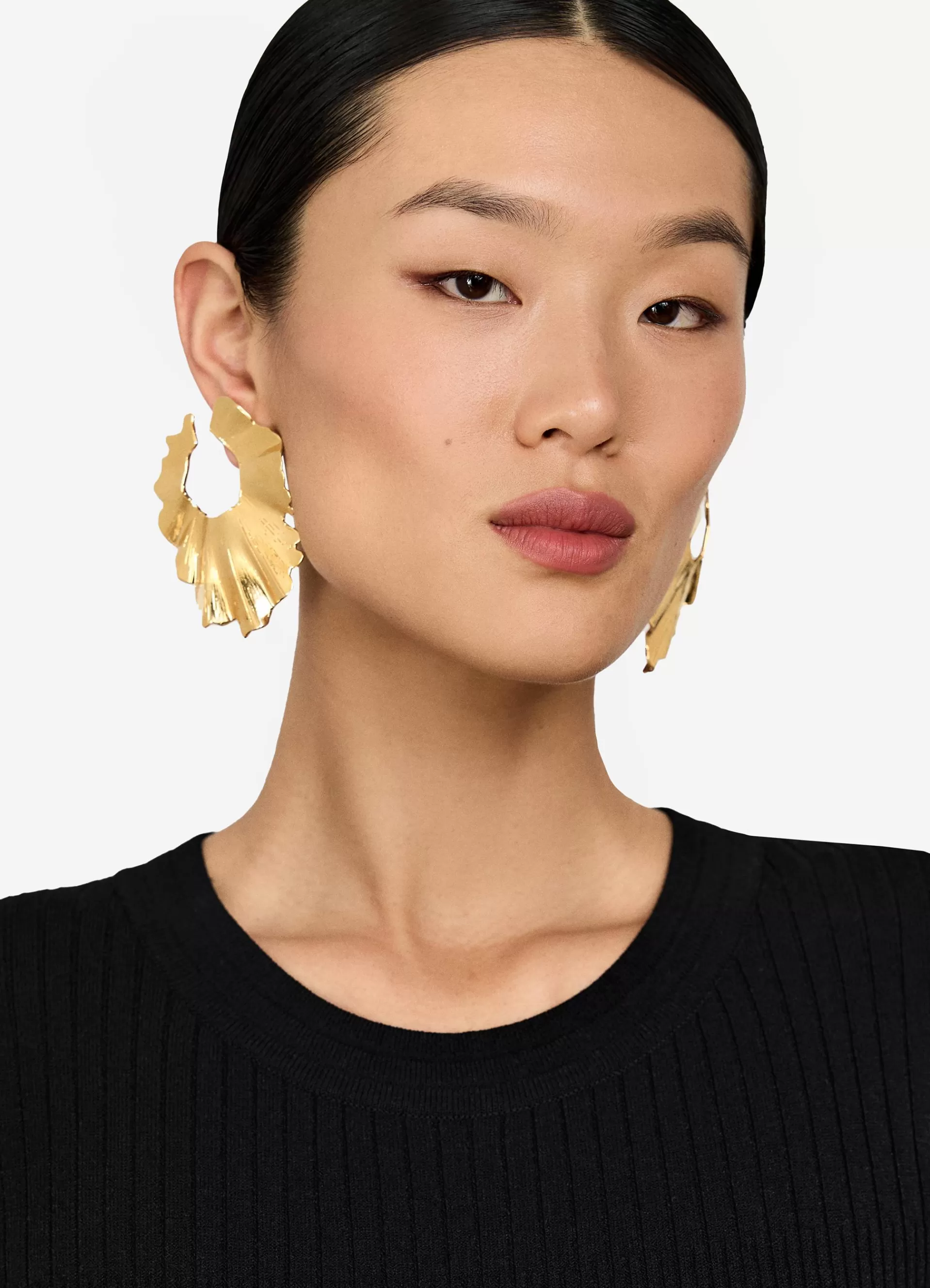 St. John Christina Caruso Palm Leaf Earring | CHRISTINA CARUSO JEWELRY