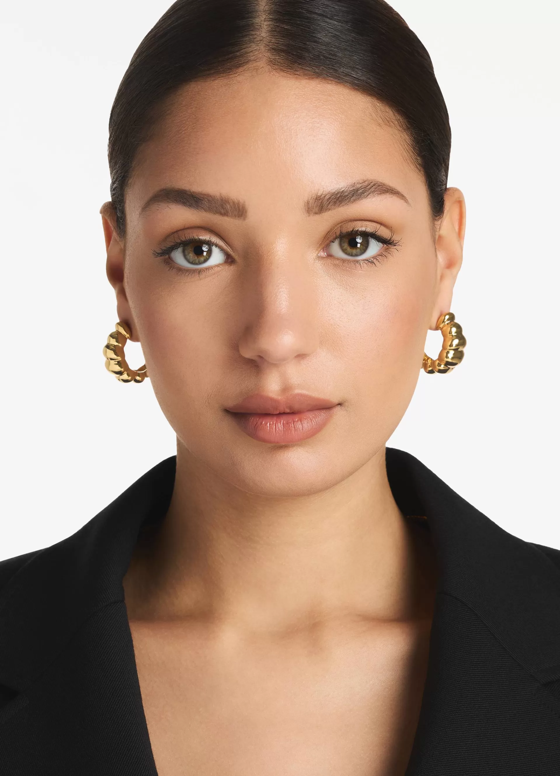 St. John Christina Caruso Tufted Hoop Earring | CHRISTINA CARUSO JEWELRY