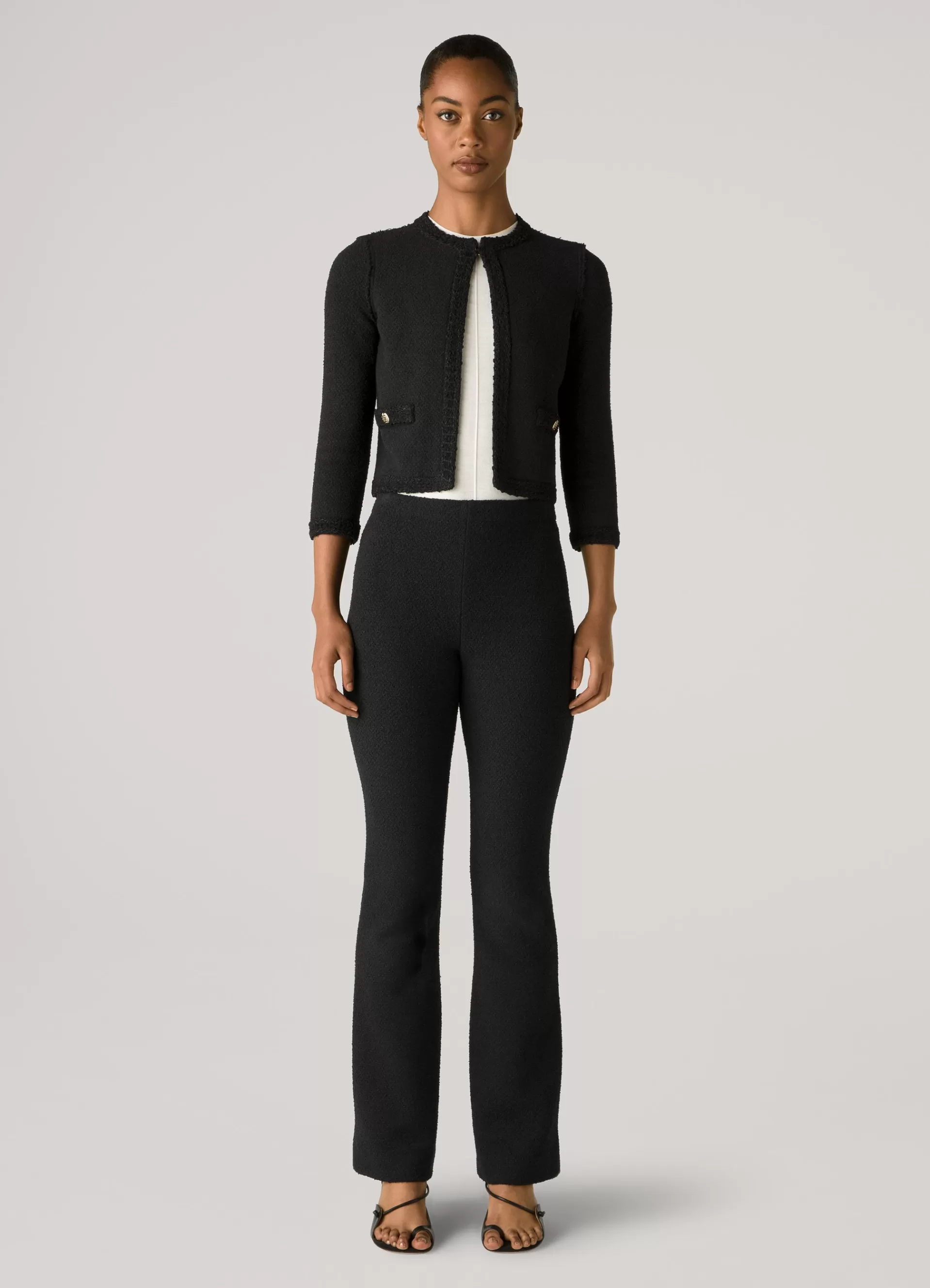 St. John Compact Boucle Knit Pant | COORDINATING SETS | TRANSITIONAL CLOTHING