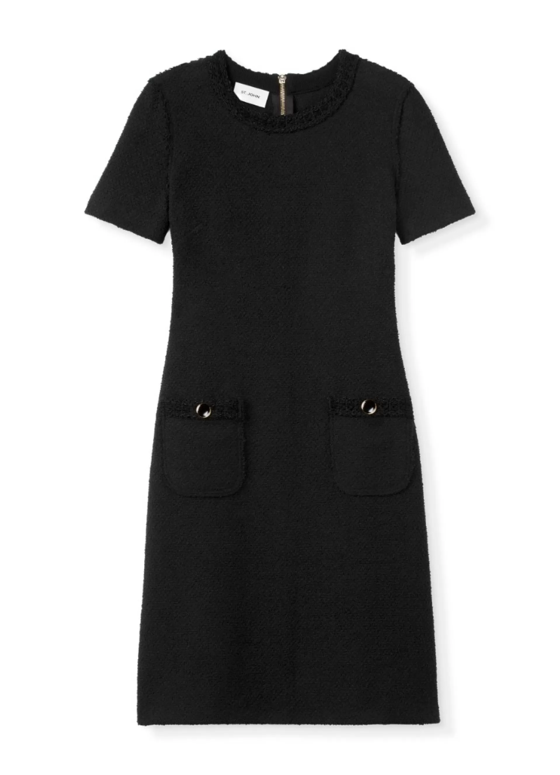 St. John Compact Boucle Knit Short Sleeve Dress | WORKWEAR DRESSES | COORDINATING SETS