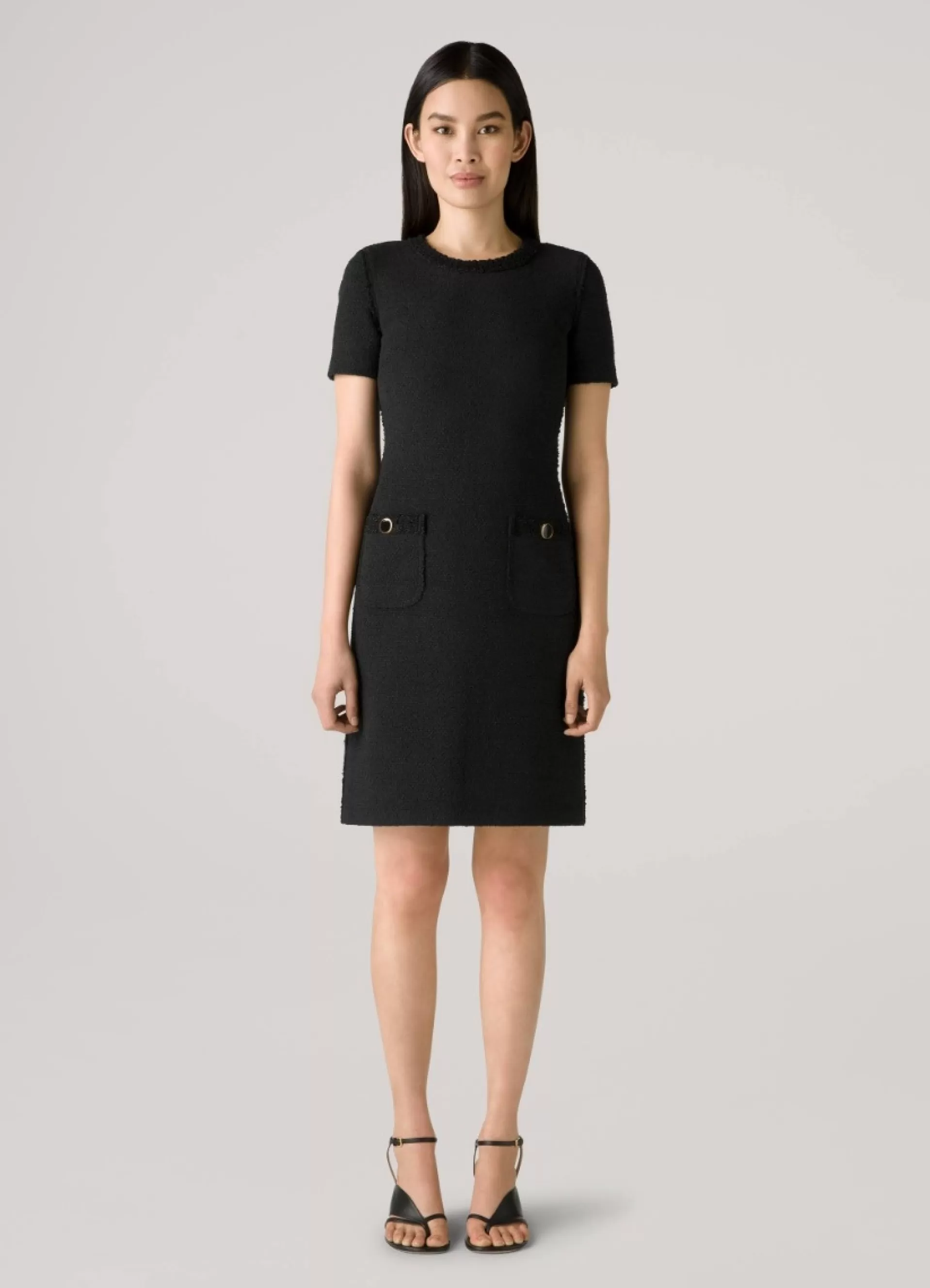 St. John Compact Boucle Knit Short Sleeve Dress | WORKWEAR DRESSES | COORDINATING SETS