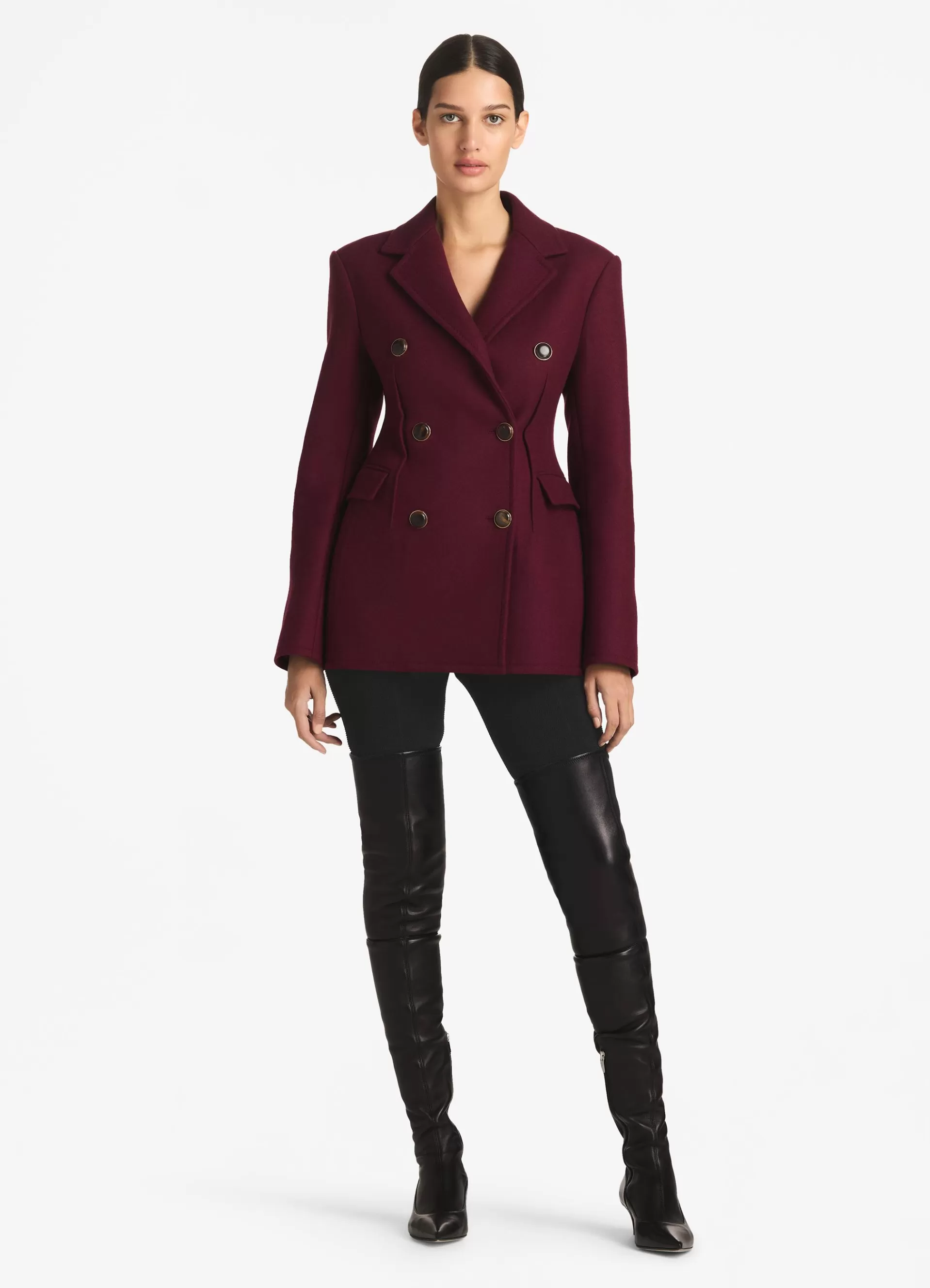 St. John Double-Face Wool and Cashmere Blend Jacket | JACKETS