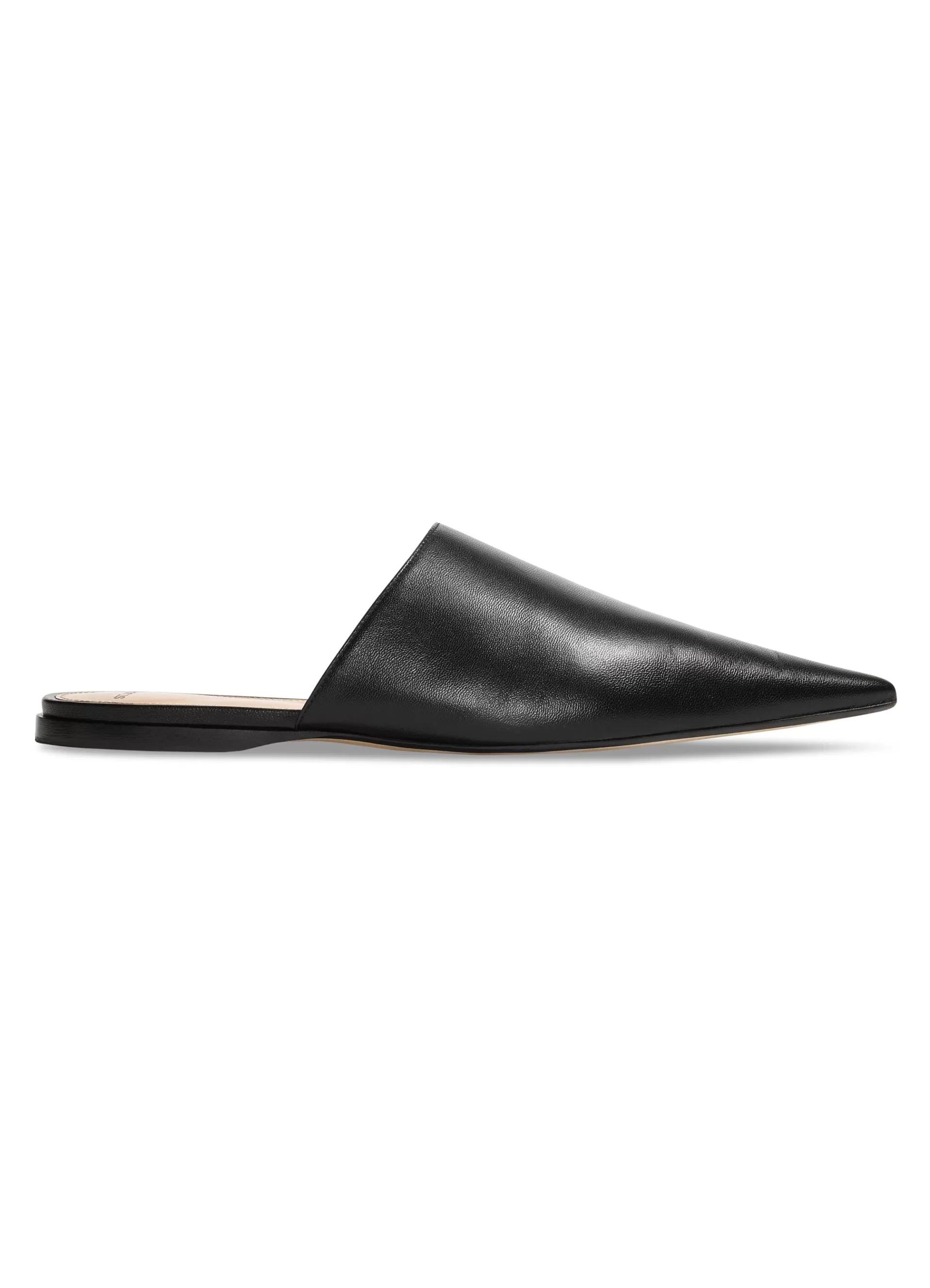 St. John Flat Leather Mule | HANDBAGS & SHOES