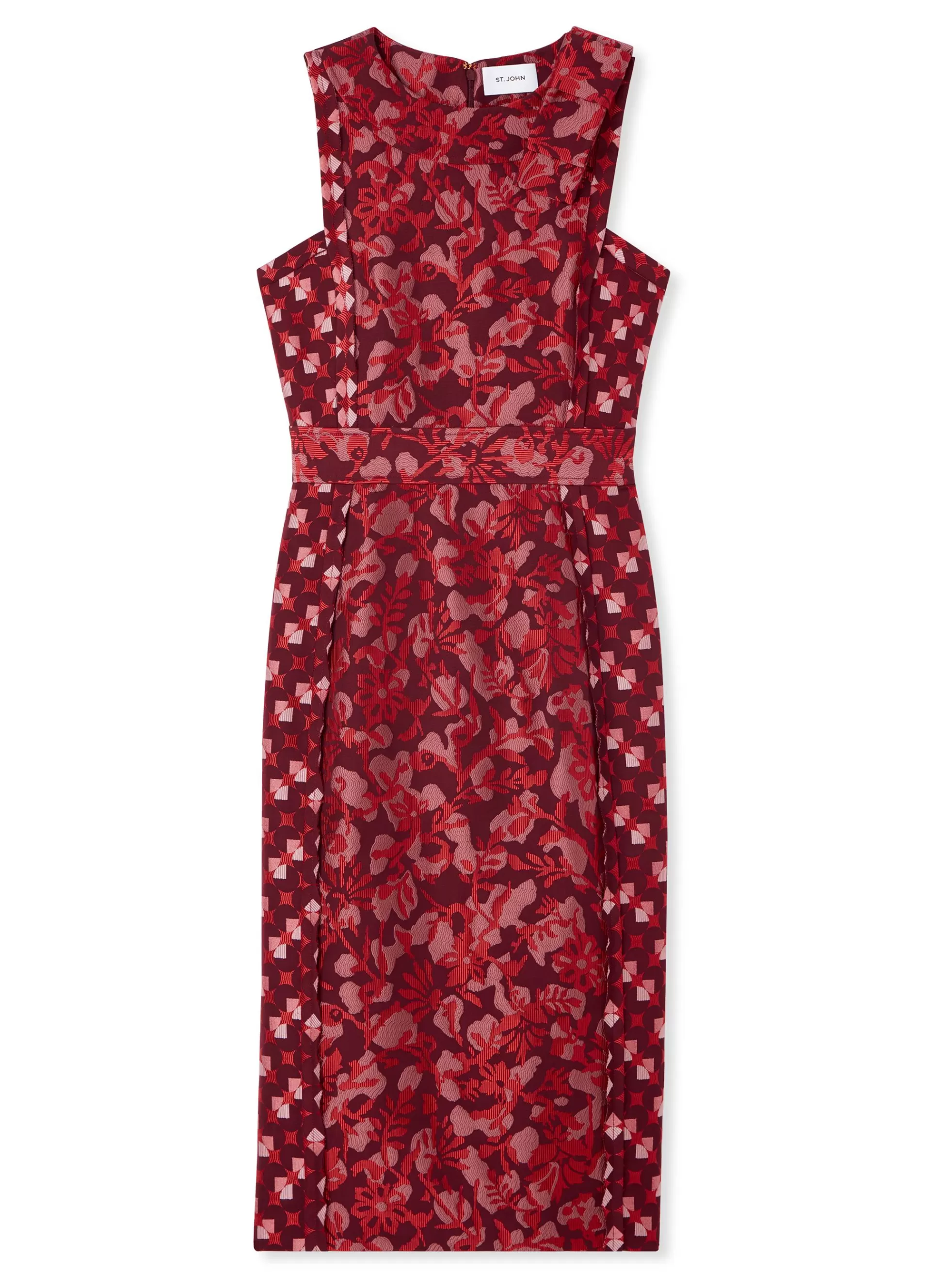 St. John Geo Botanical Jacquard Dress | COCKTAIL & PARTY | COCKTAIL & PARTY