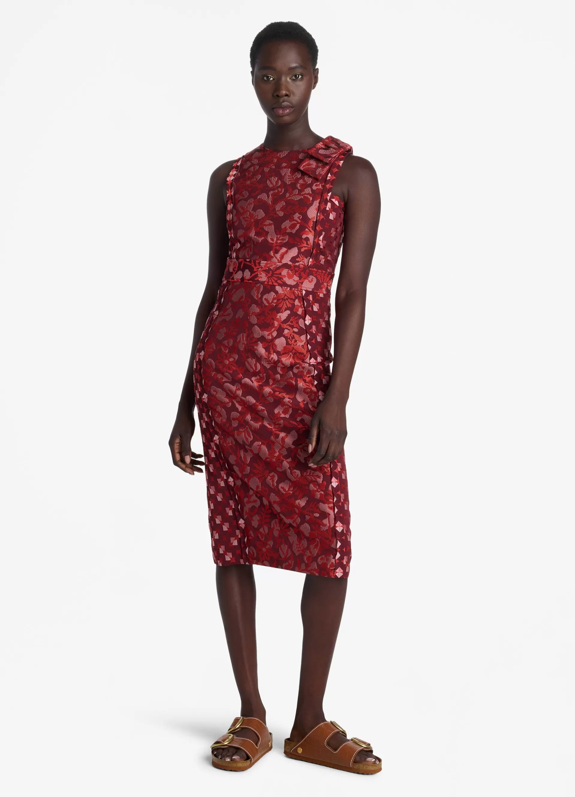 St. John Geo Botanical Jacquard Dress | COCKTAIL & PARTY | COCKTAIL & PARTY