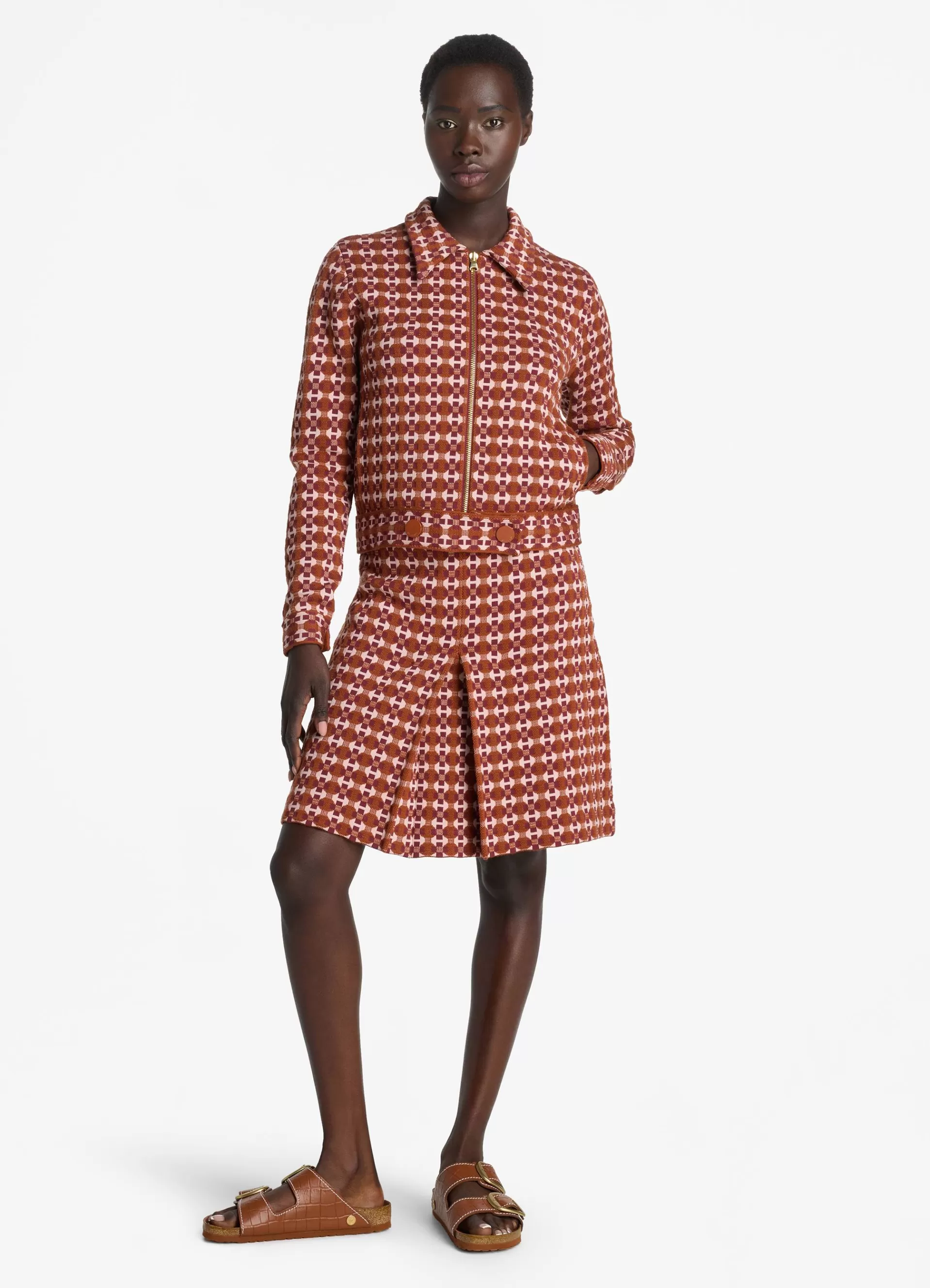 St. John Geo Jacquard Skirt | COORDINATING SETS | TRANSITIONAL CLOTHING
