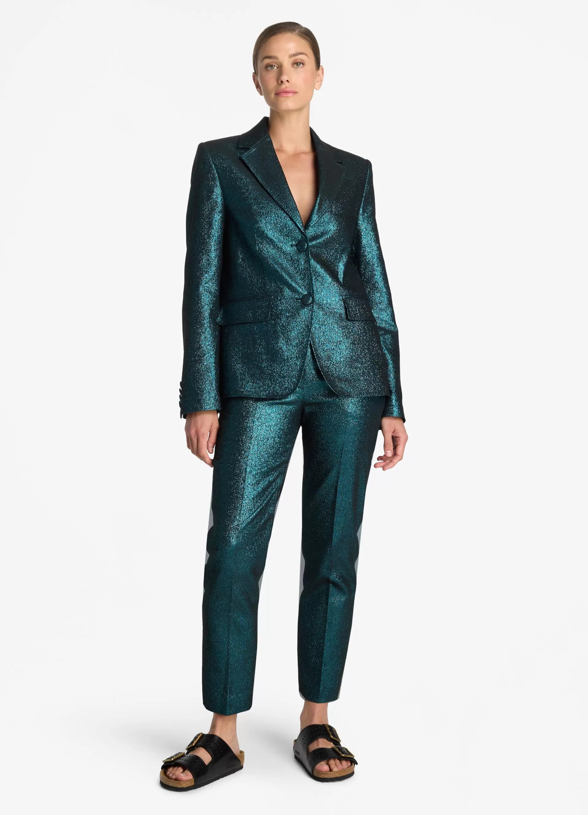 St. John Italian Lightweight Stretch Lurex Jacket | COORDINATING SETS | JACKETS