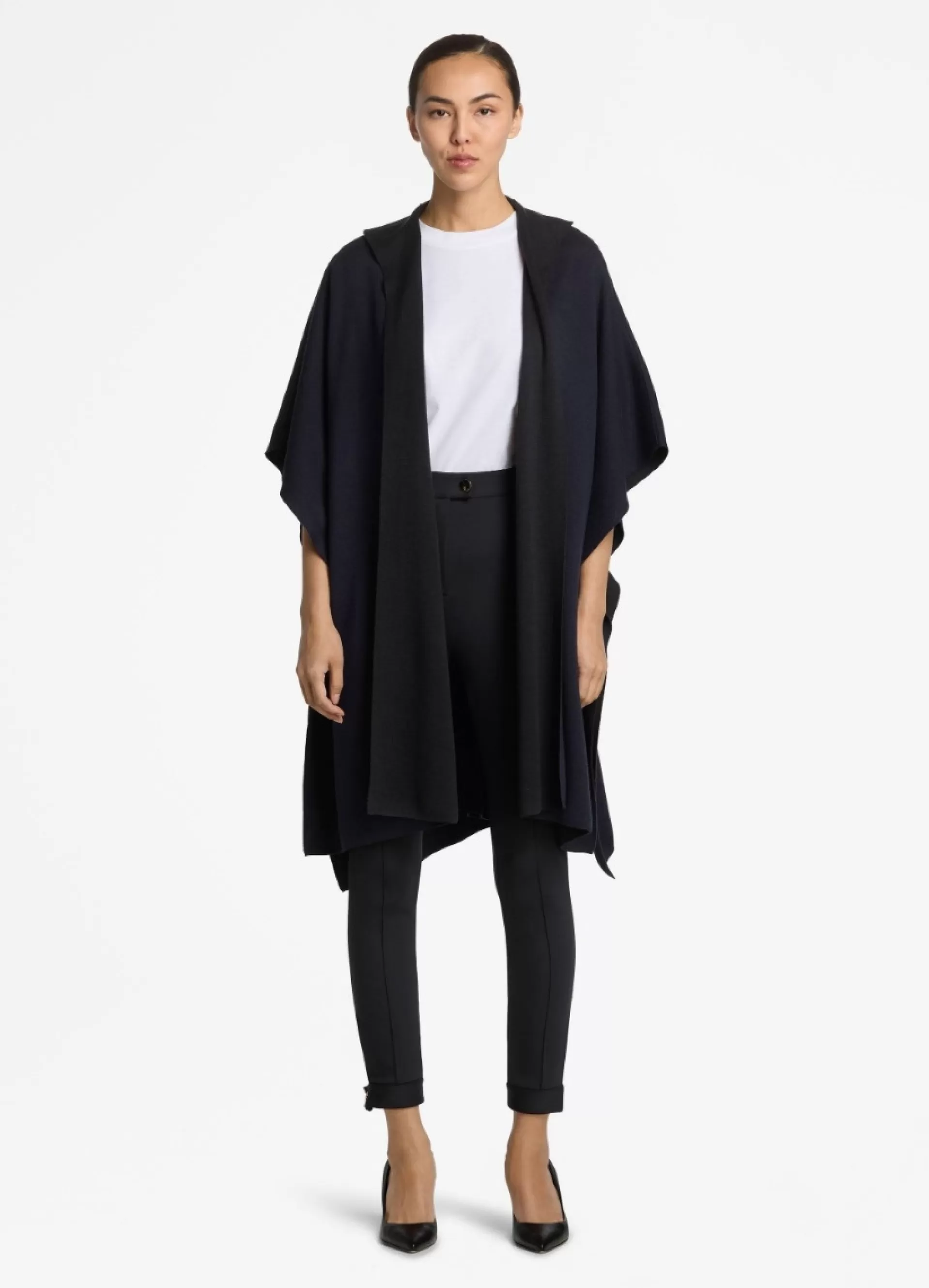 St. John Jacquard Knit Cape | CAPES & WRAPS | ACCESSORIES
