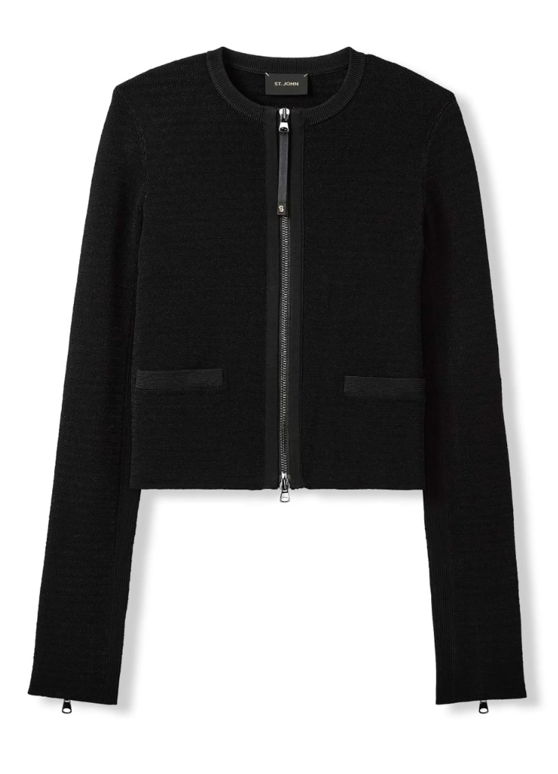 St. John Knit Zip Jacket | JACKETS | JACKETS