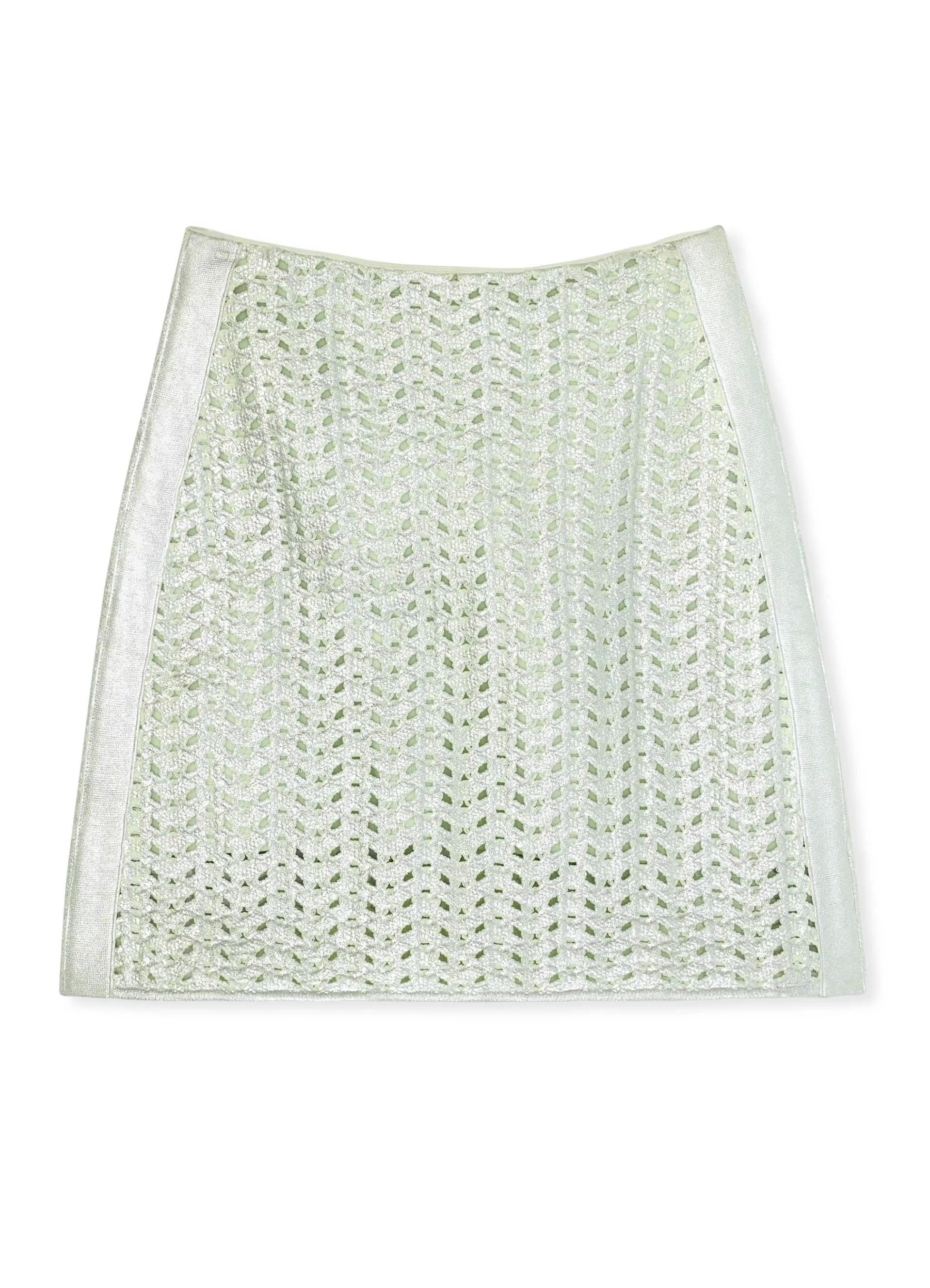 St. John Lacquered Crochet Knit Skirt | COORDINATING SETS | MATCHING SETS