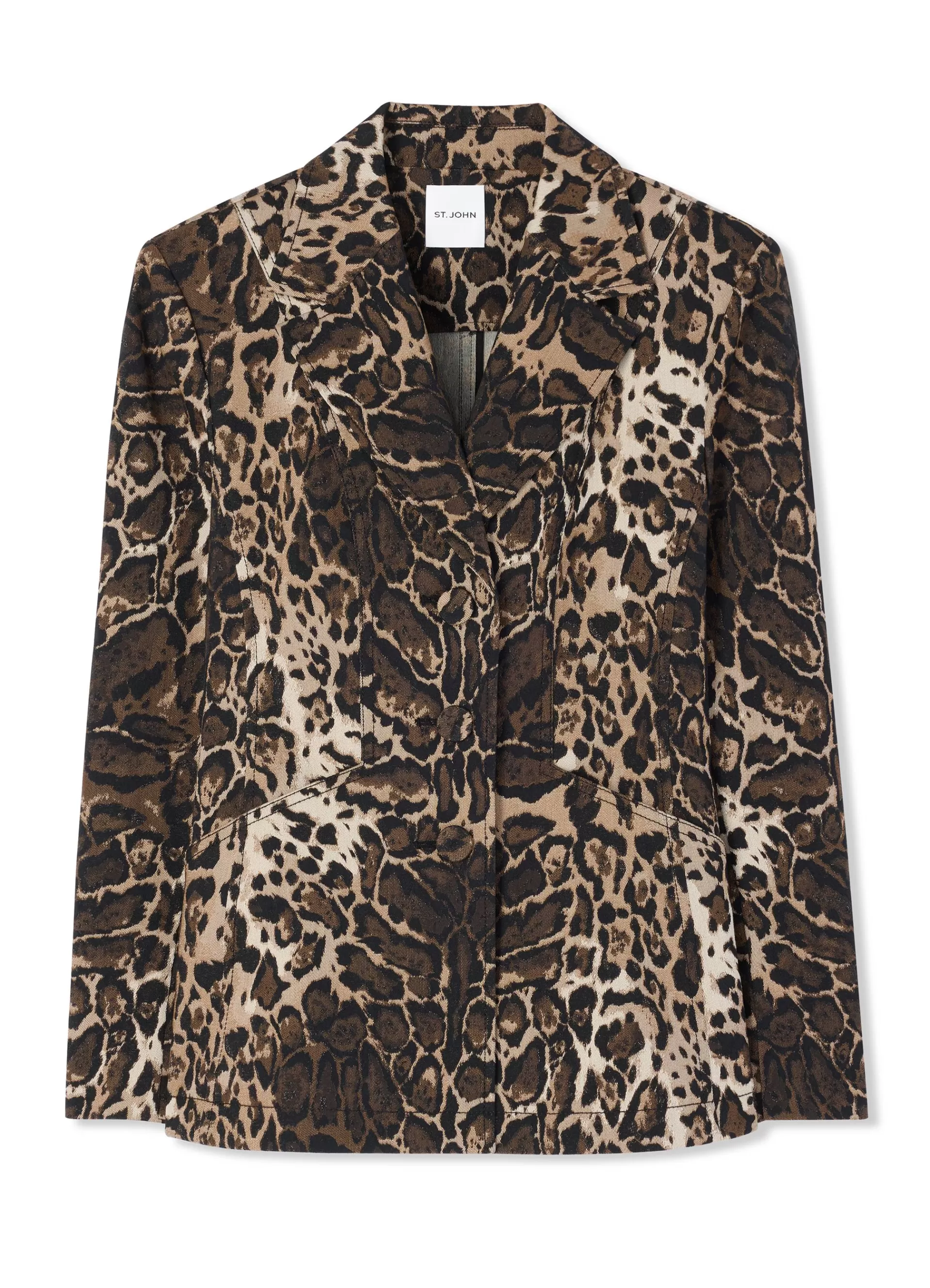 St. John Leopard Jacquard Jacket | LIGHT JACKETS | JACKETS