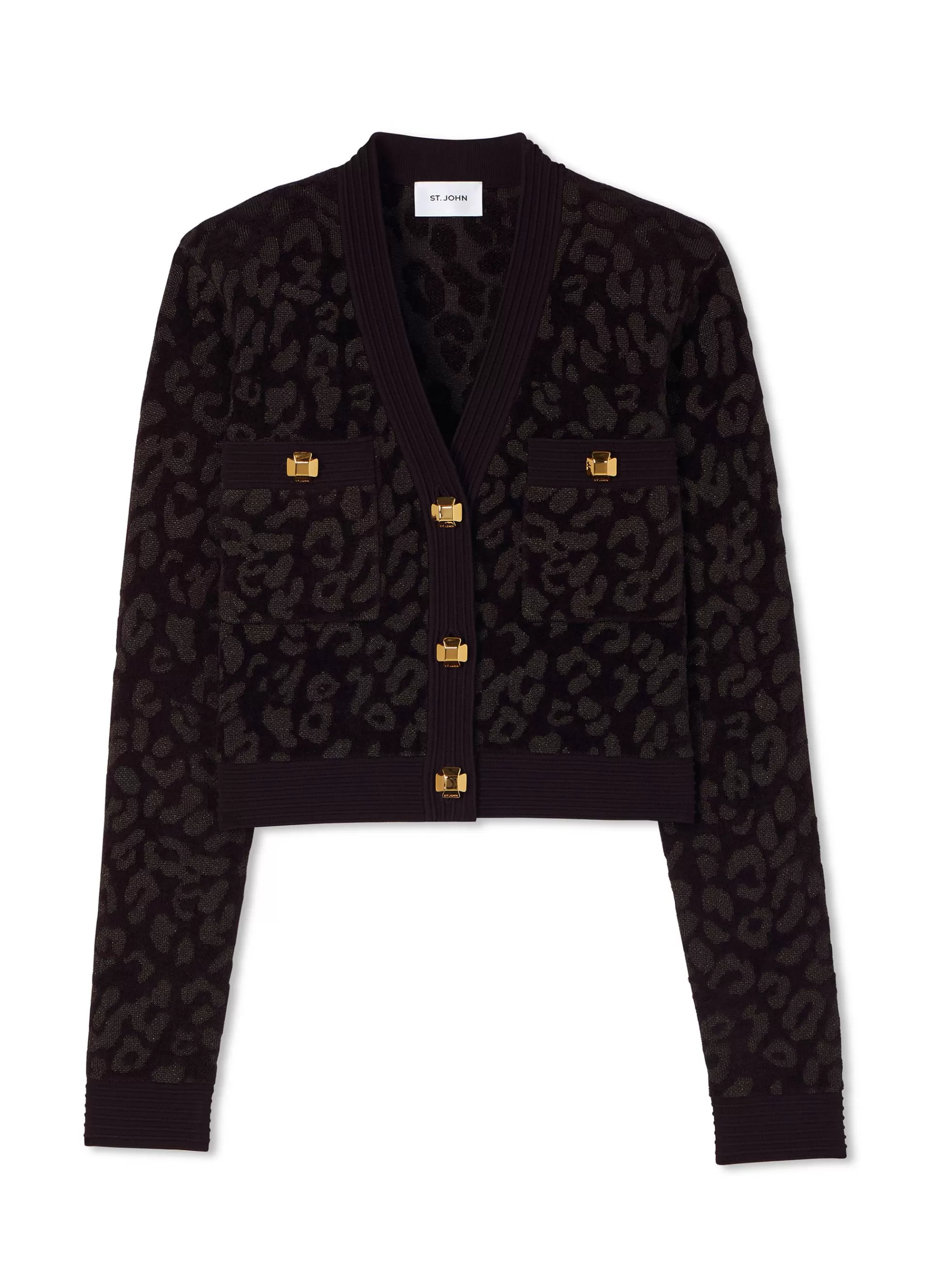 St. John Leopard Knit Jacket | LIGHT JACKETS | JACKETS