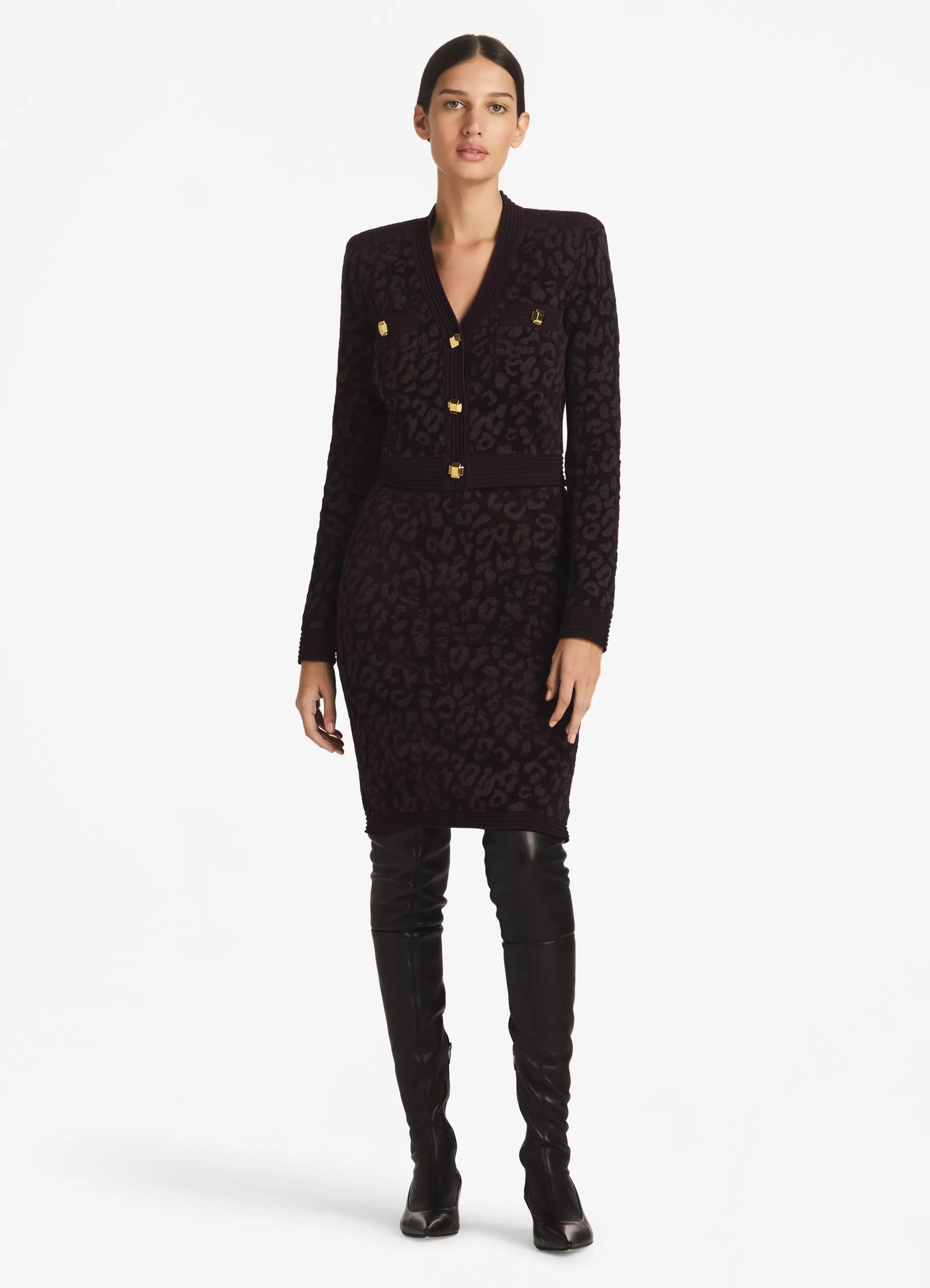 St. John Leopard Knit Jacket | LIGHT JACKETS | JACKETS