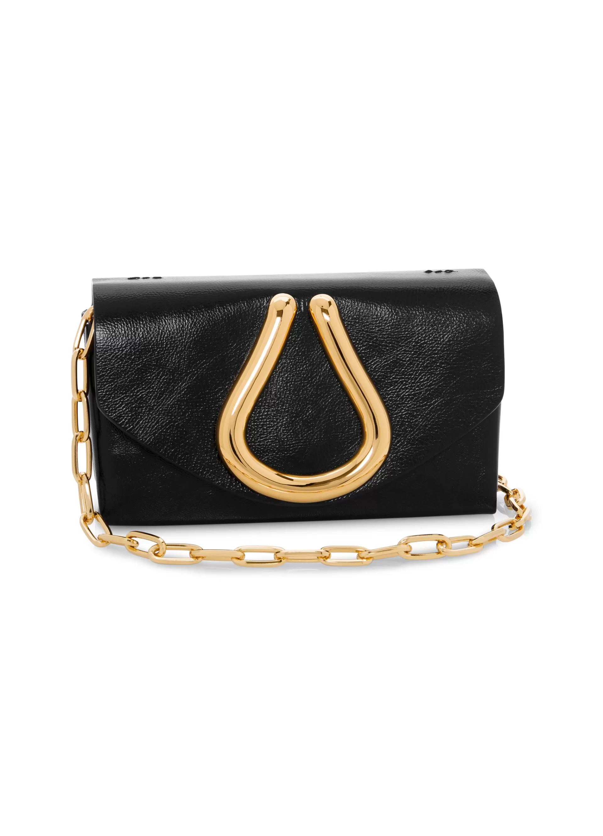 St. John Lido Shiny Calf Mini Loop Handbag | HANDBAGS & SHOES