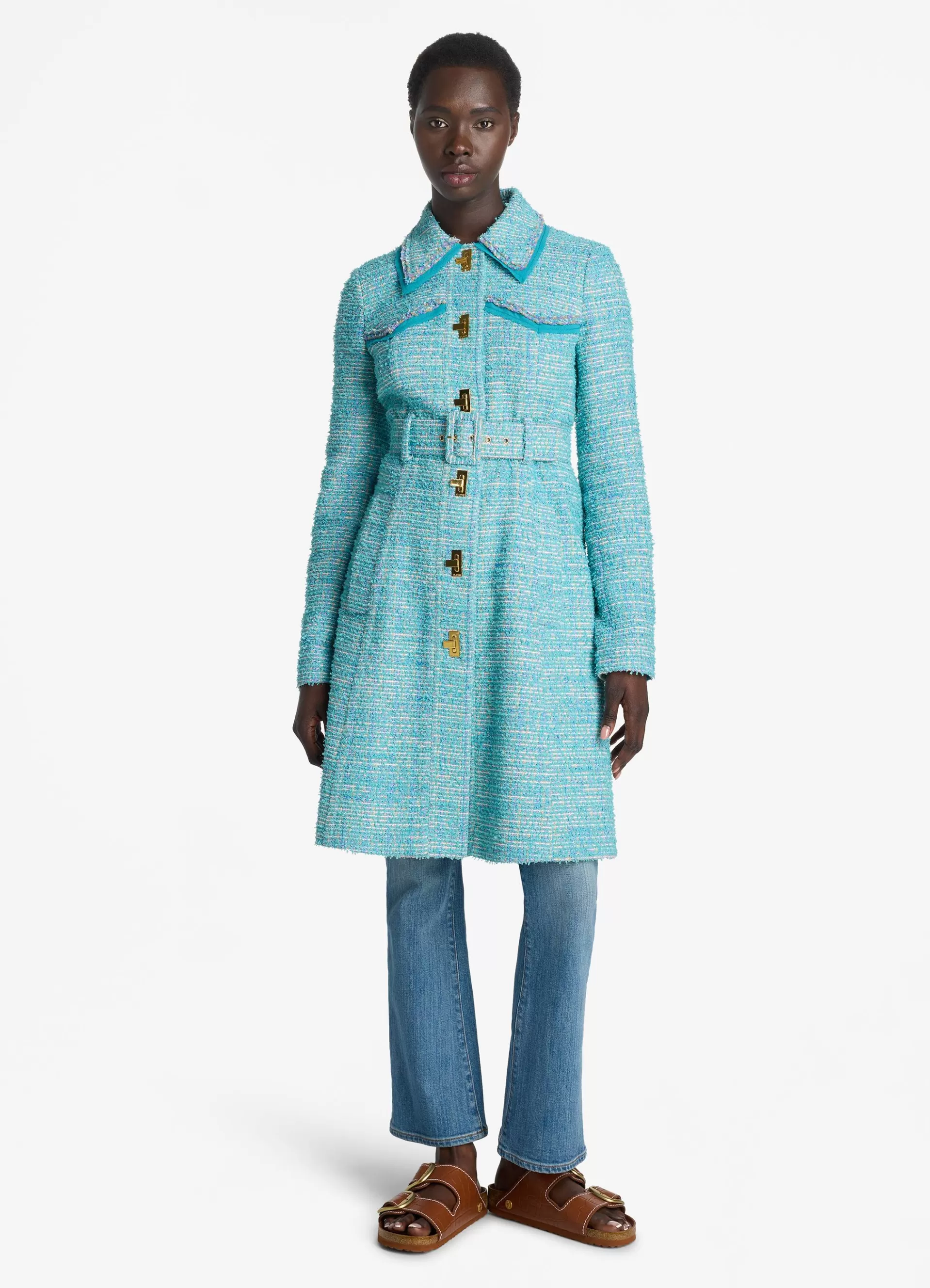 St. John Light Textured Eyelash Tweed Jacket | TWEED JACKETS | JACKETS