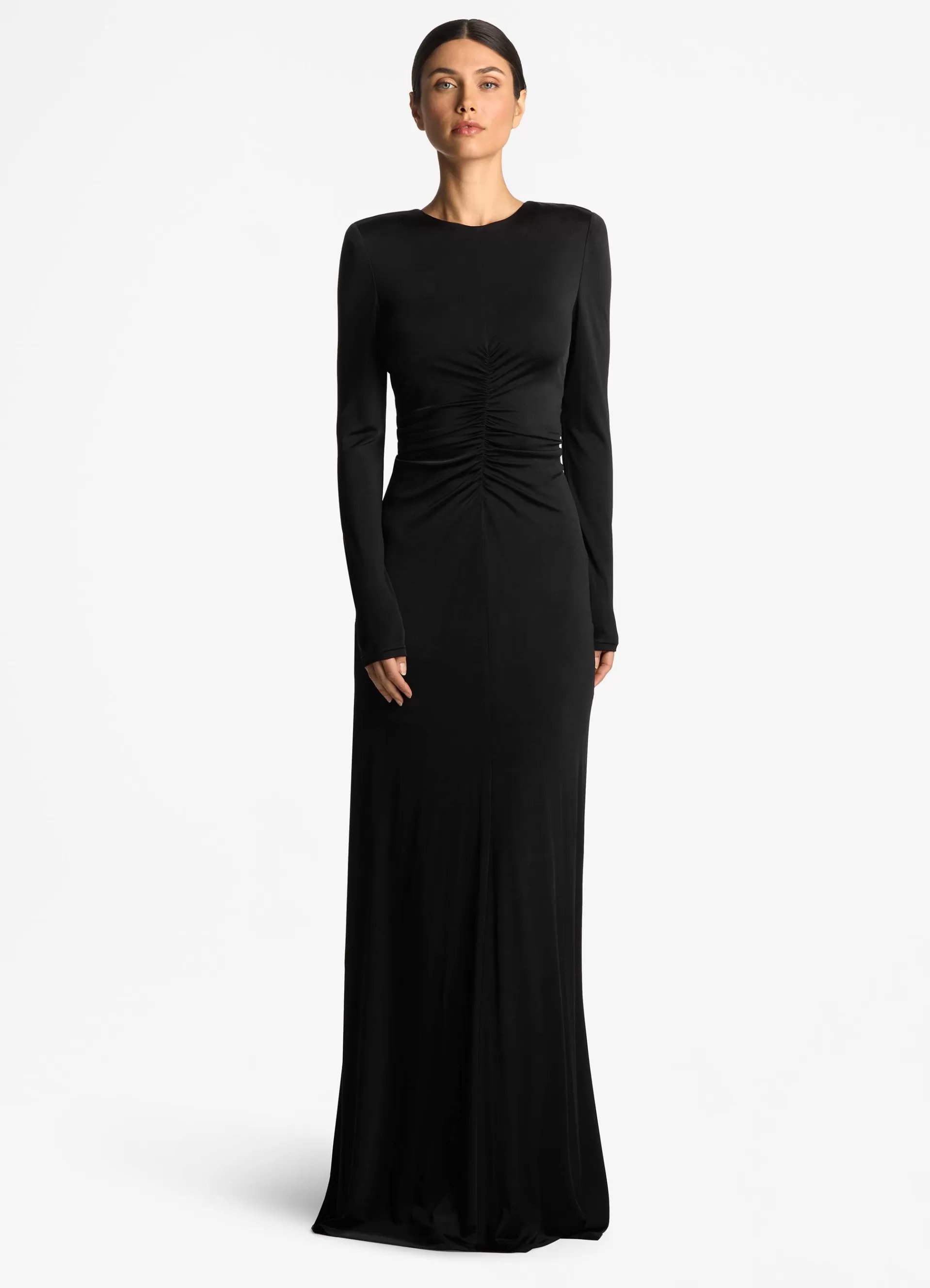 St. John Liquid Jersey Long Sleeve Gown | EVENING WEAR | DRESSES