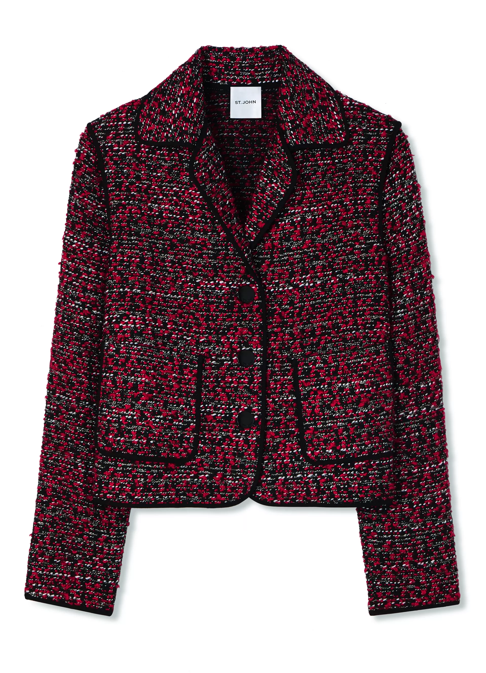 St. John Lurex Bouclette Tweed Jacket | JACKETS