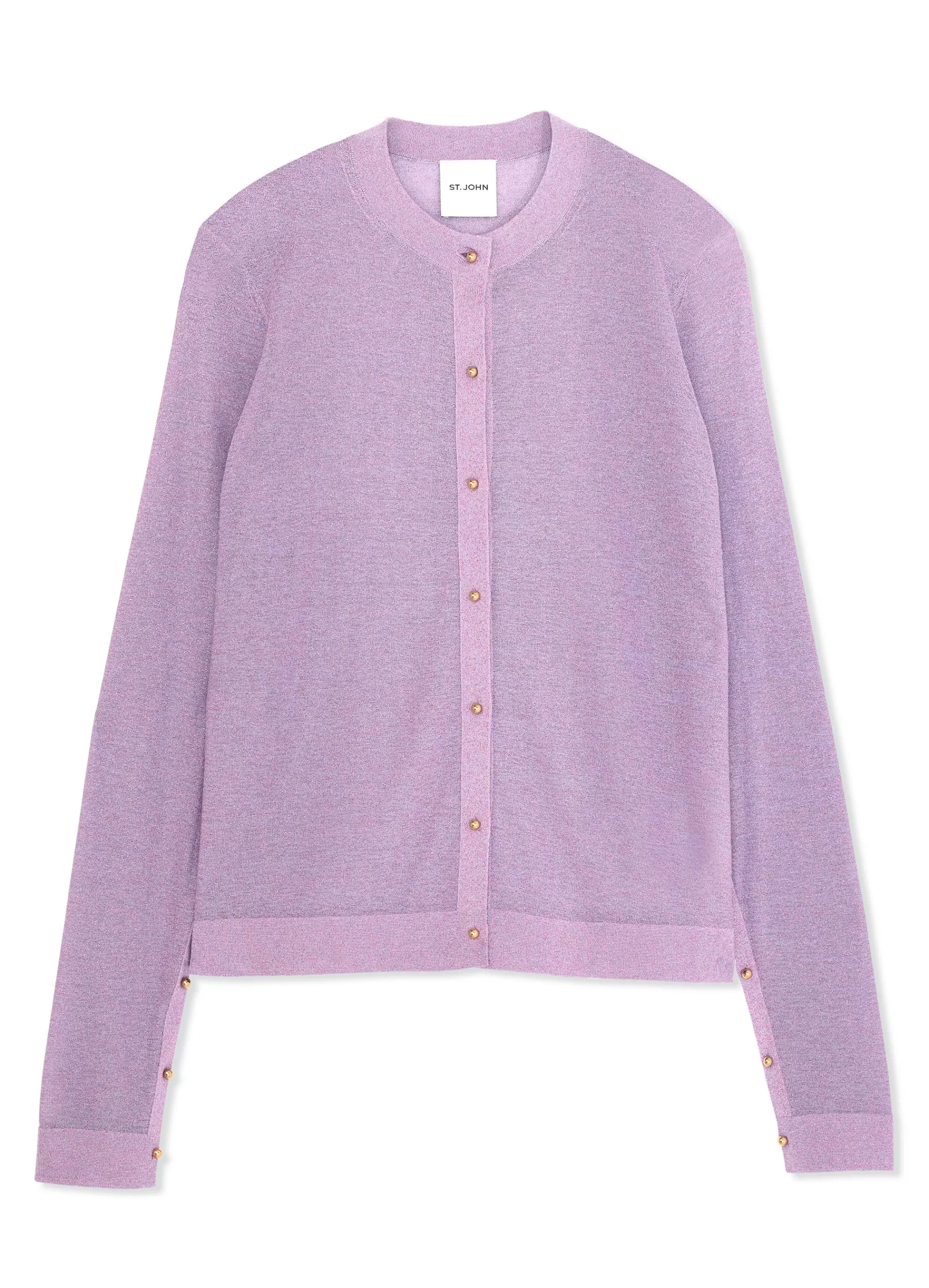 St. John Lurex Jersey Knit Cardigan | TRANSITIONAL CLOTHING | MATCHING SETS