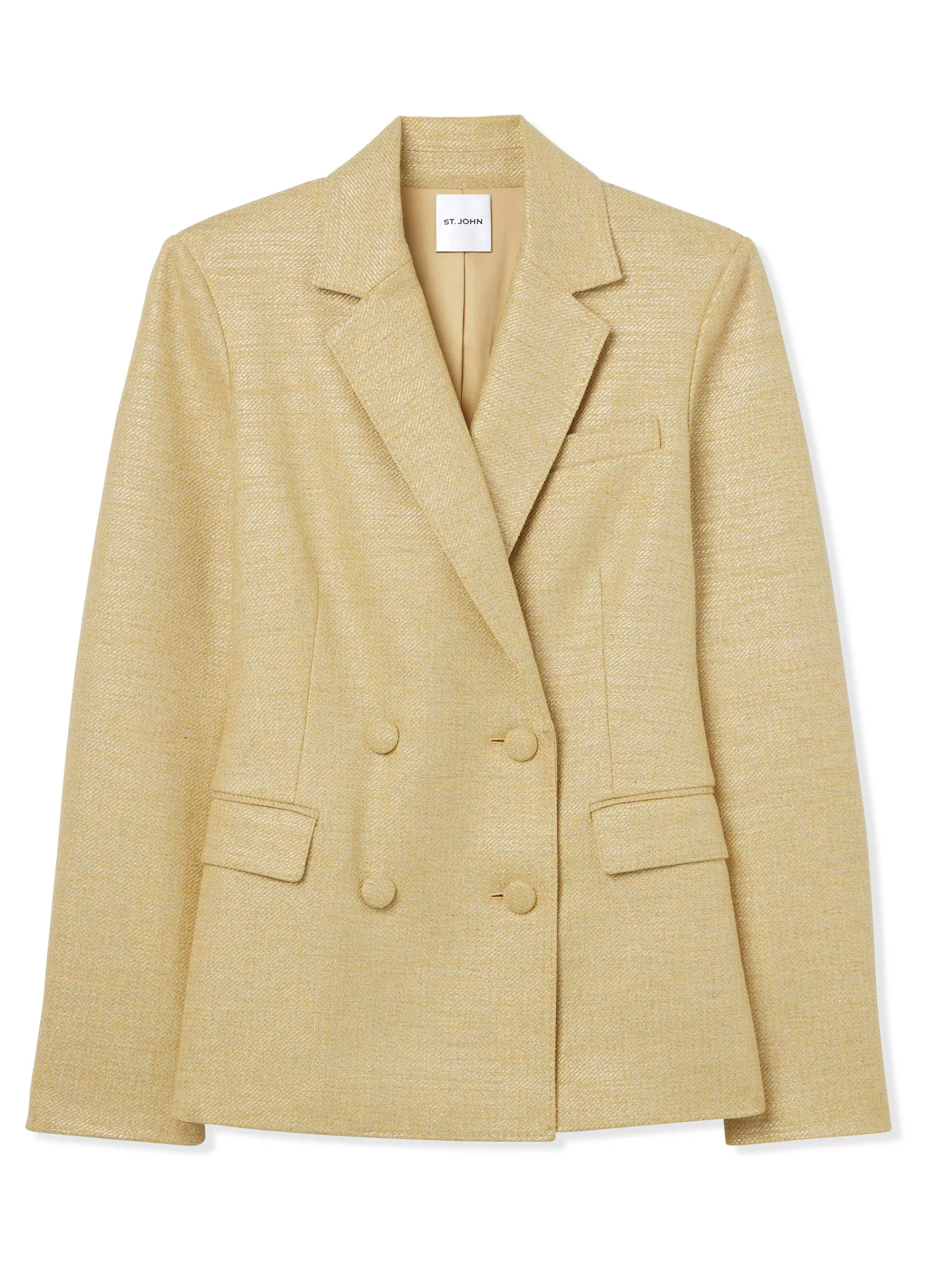 St. John Metallic Twill Jacket | JACKETS | ELEVATED ESSENTIALS