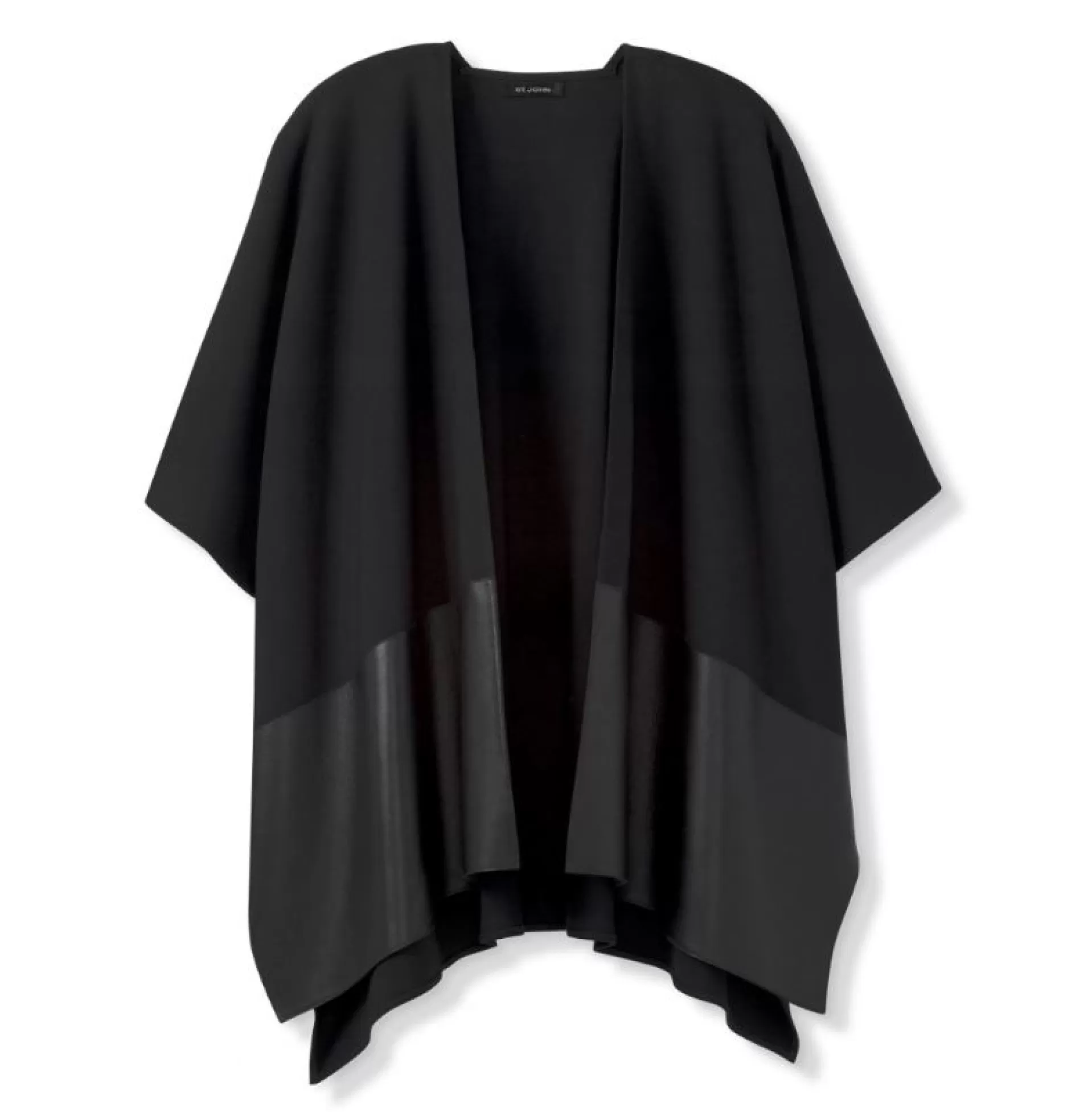 St. John Milano Knit and Leather Wrap | CAPES & WRAPS | ACCESSORIES