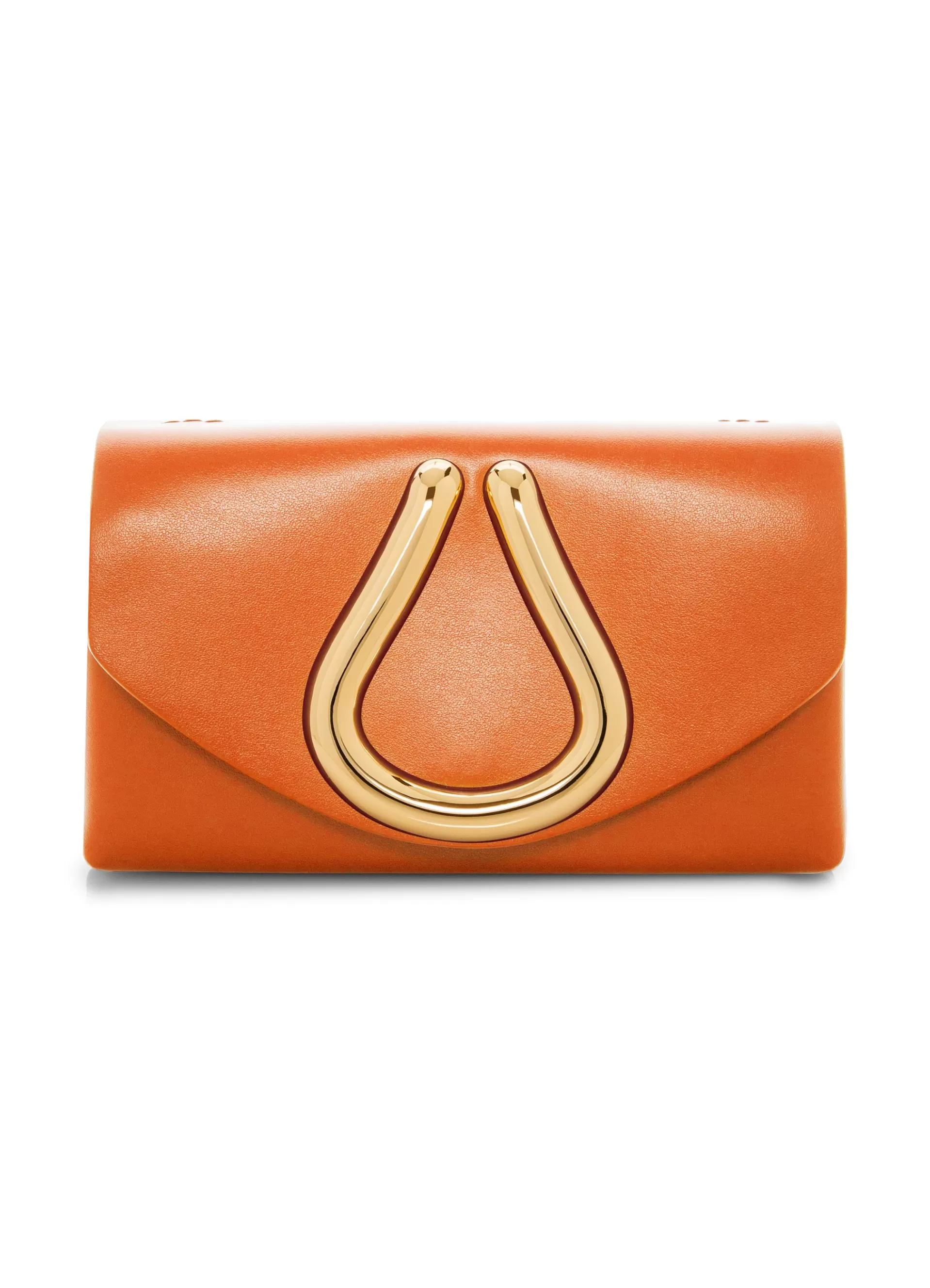 St. John Mini Loop Leather Clutch | HANDBAGS & SHOES